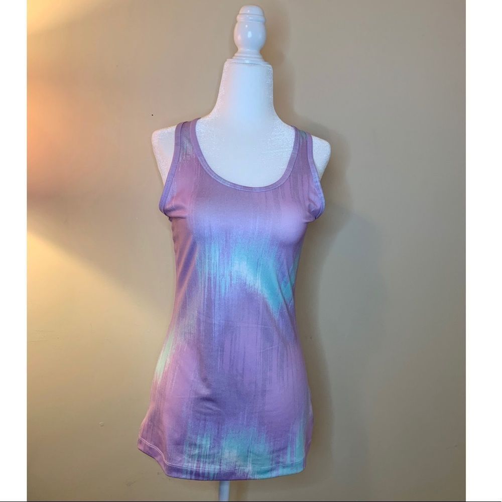 Tek Gear Yoga Tie Dye Racerback Tank Top